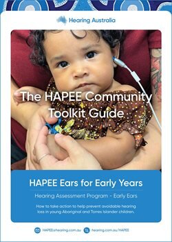 Introduction to the HAPEE program and a guide to building your community toolkit, displayed on a resource page