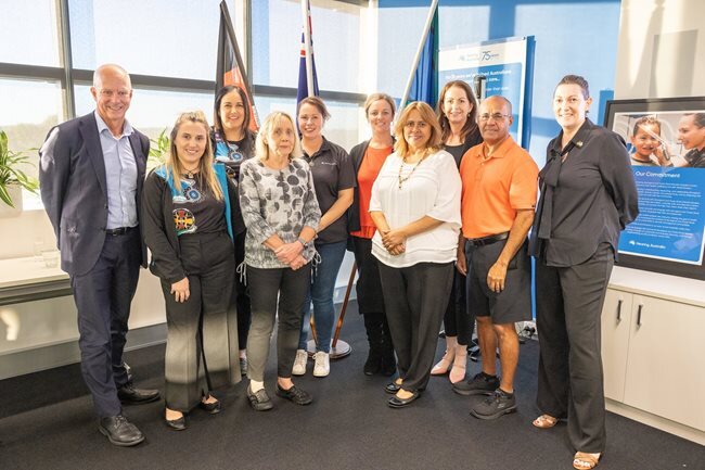 Hearing Australia team with the Orange Aboriginal Medical Service team